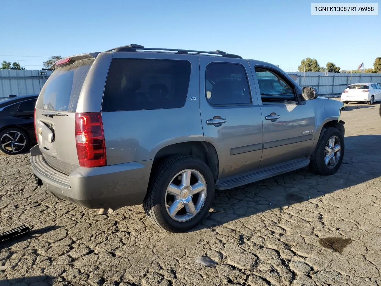 2007 Chevrolet Tahoe K1500 VIN: 1GNFK13087R176958 Lot: 71121734