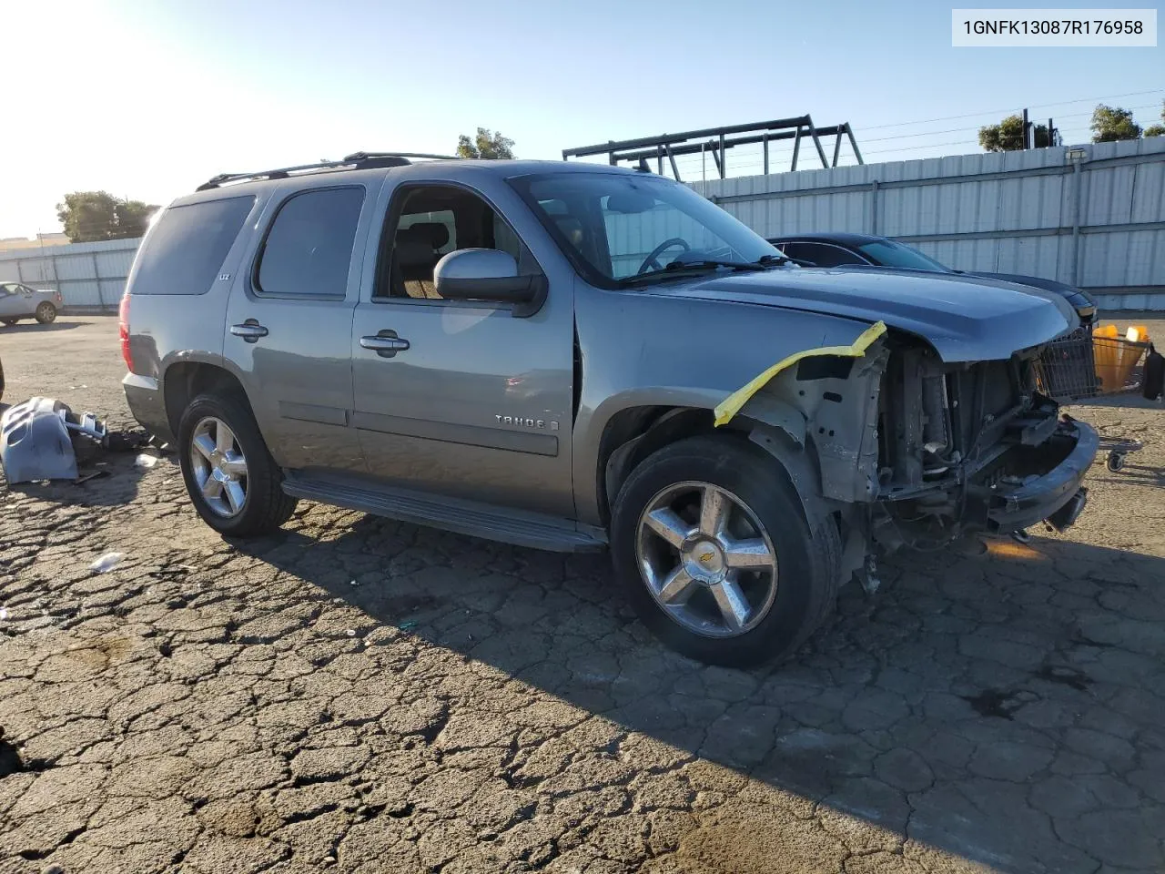 2007 Chevrolet Tahoe K1500 VIN: 1GNFK13087R176958 Lot: 71121734