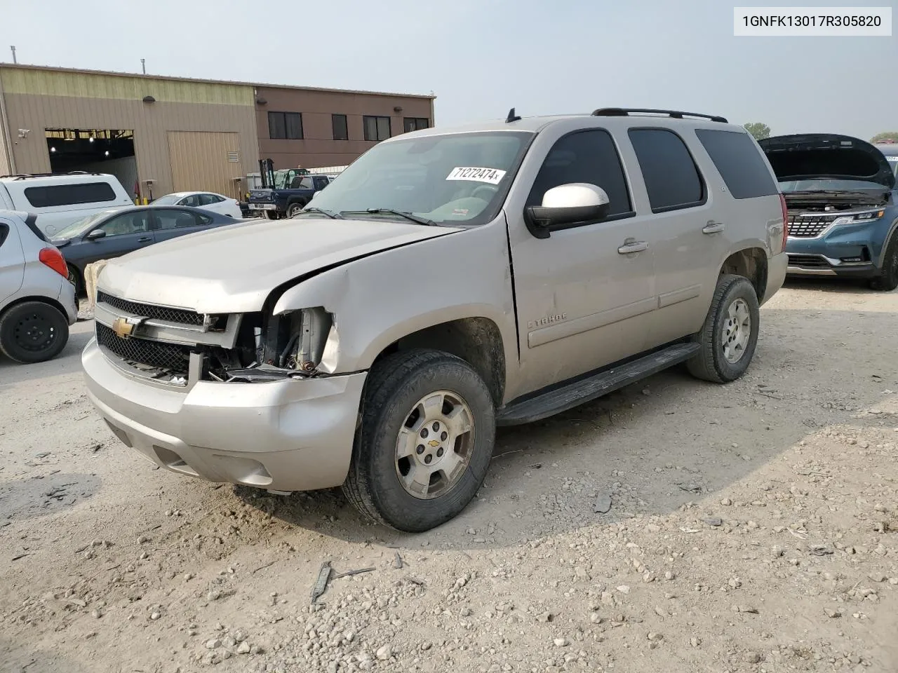 2007 Chevrolet Tahoe K1500 VIN: 1GNFK13017R305820 Lot: 71272474