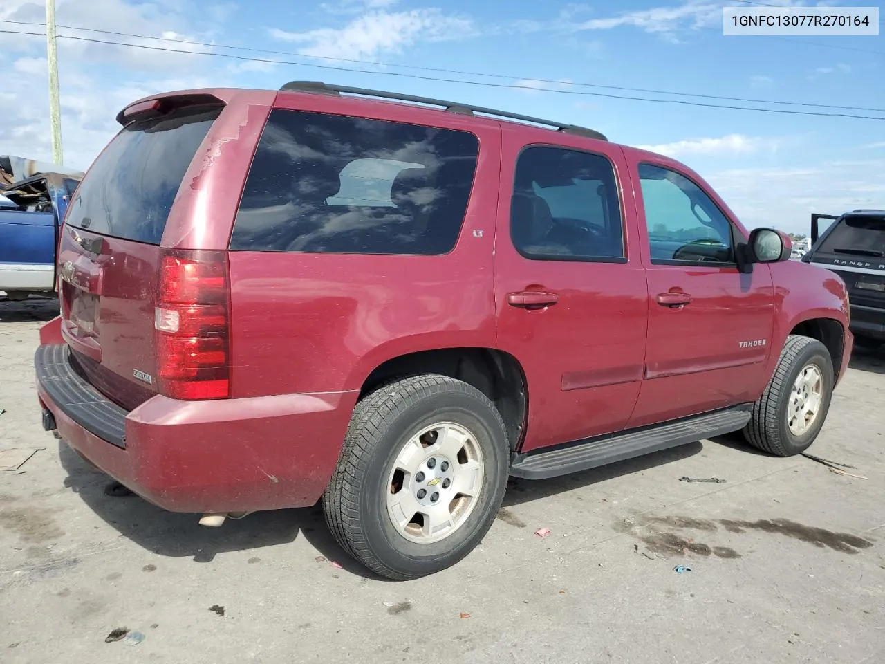 2007 Chevrolet Tahoe C1500 VIN: 1GNFC13077R270164 Lot: 71564834