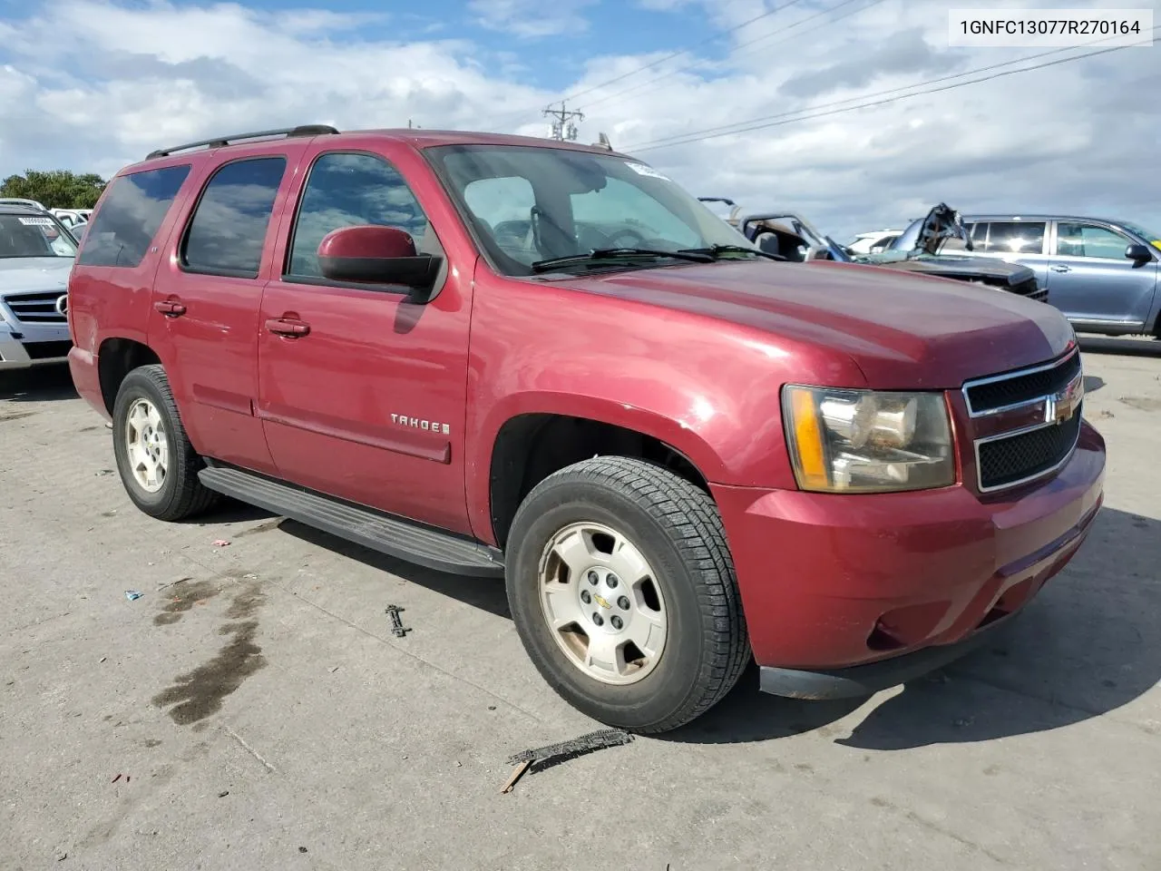 2007 Chevrolet Tahoe C1500 VIN: 1GNFC13077R270164 Lot: 71564834