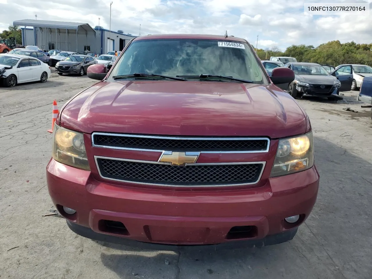 2007 Chevrolet Tahoe C1500 VIN: 1GNFC13077R270164 Lot: 71564834