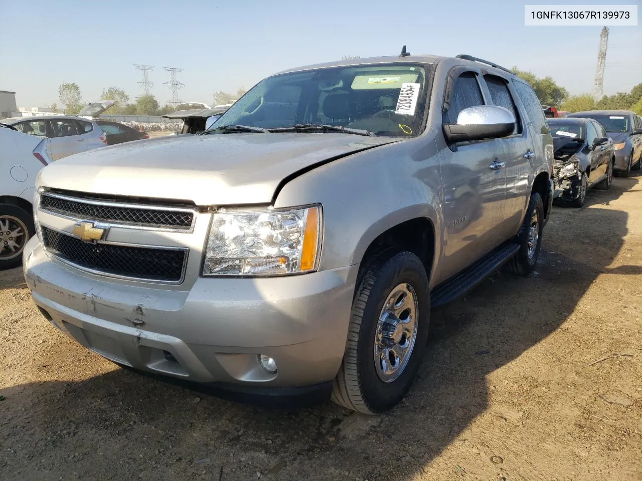 2007 Chevrolet Tahoe K1500 VIN: 1GNFK13067R139973 Lot: 72084954