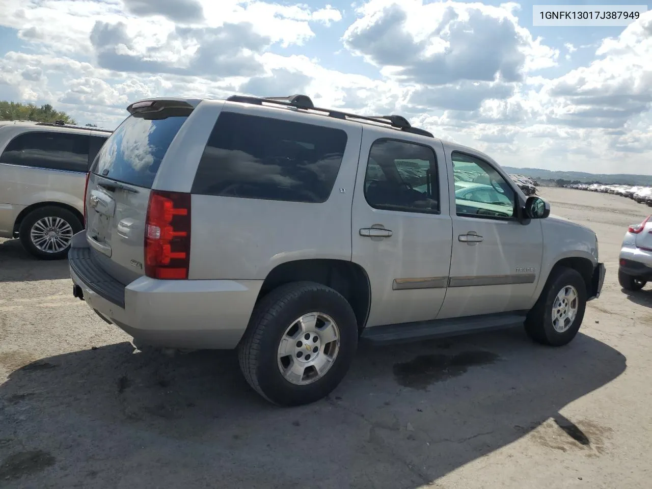 2007 Chevrolet Tahoe K1500 VIN: 1GNFK13017J387949 Lot: 72572744