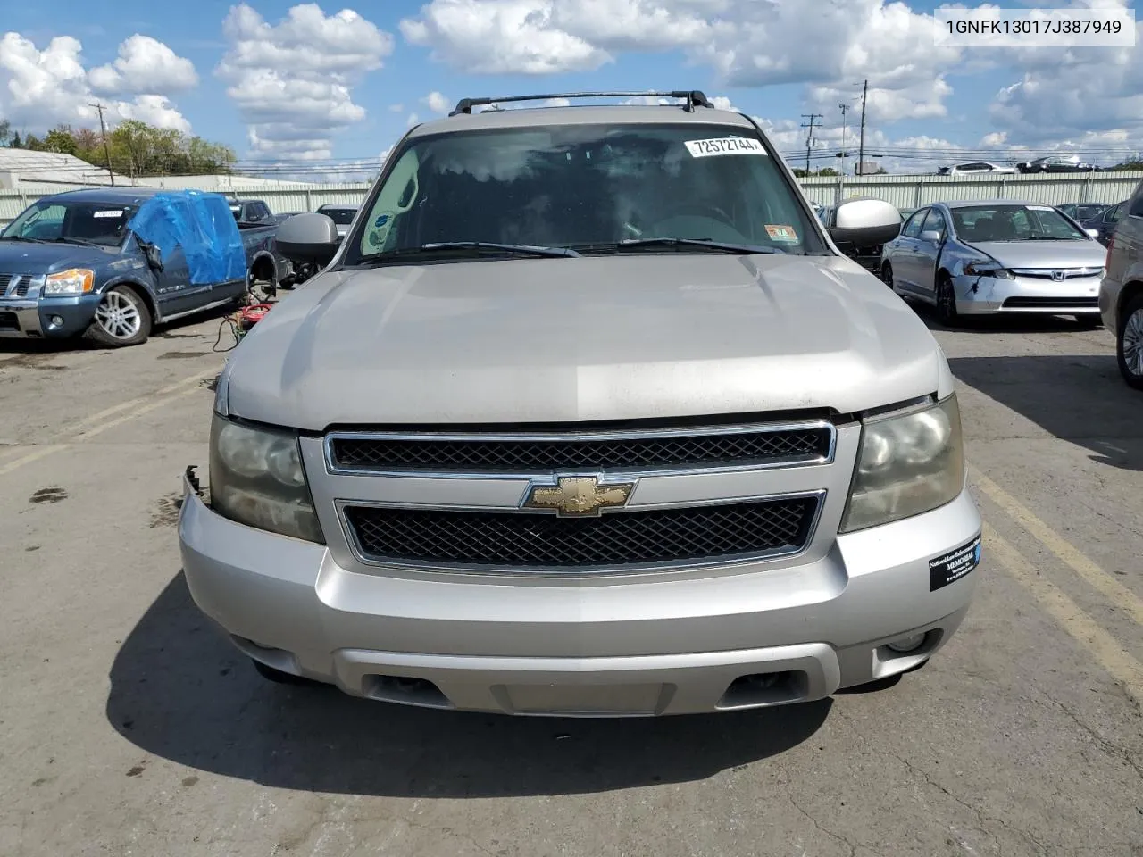 1GNFK13017J387949 2007 Chevrolet Tahoe K1500