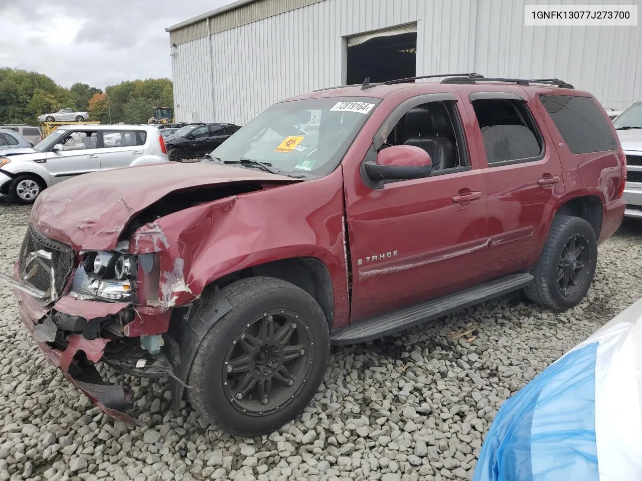 2007 Chevrolet Tahoe K1500 VIN: 1GNFK13077J273700 Lot: 72819164