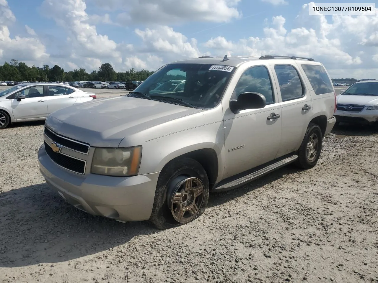 2007 Chevrolet Tahoe C1500 VIN: 1GNEC13077R109504 Lot: 72883864