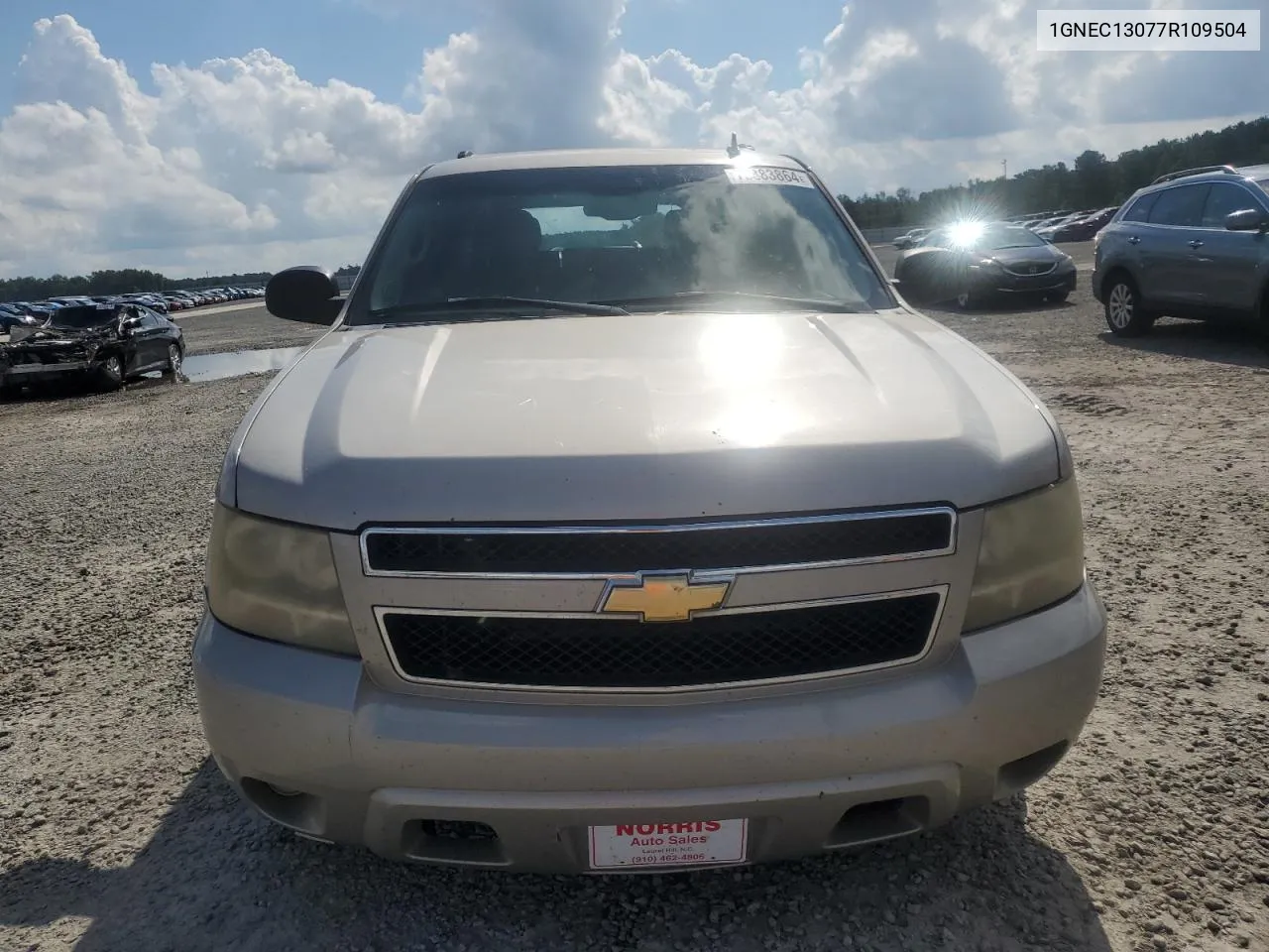 2007 Chevrolet Tahoe C1500 VIN: 1GNEC13077R109504 Lot: 72883864