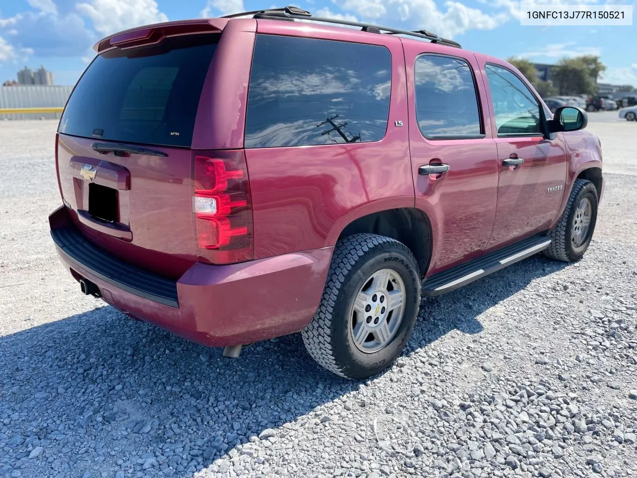 2007 Chevrolet Tahoe C1500 VIN: 1GNFC13J77R150521 Lot: 73066204