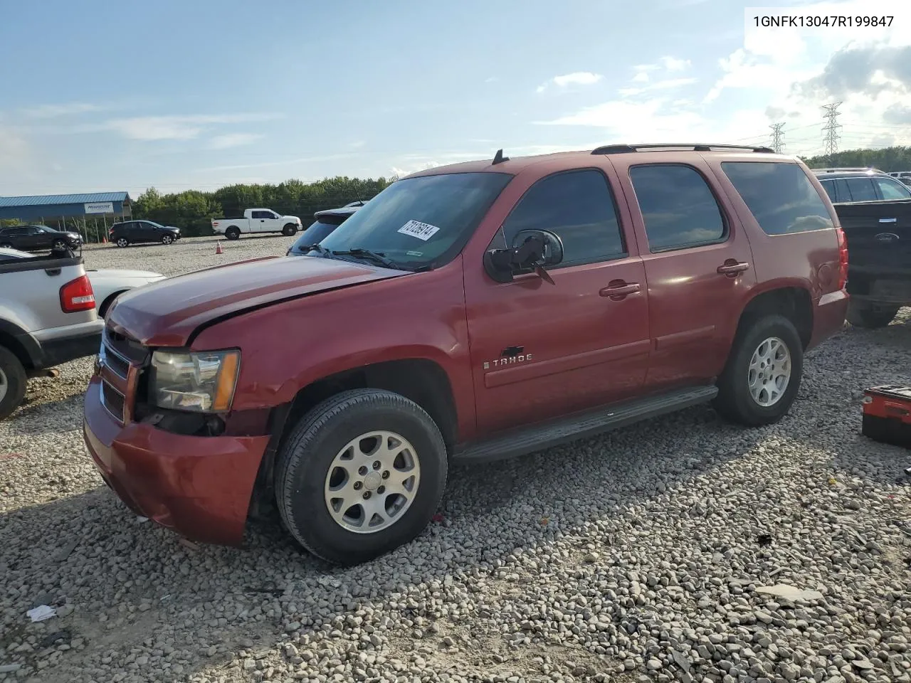 2007 Chevrolet Tahoe K1500 VIN: 1GNFK13047R199847 Lot: 73126914