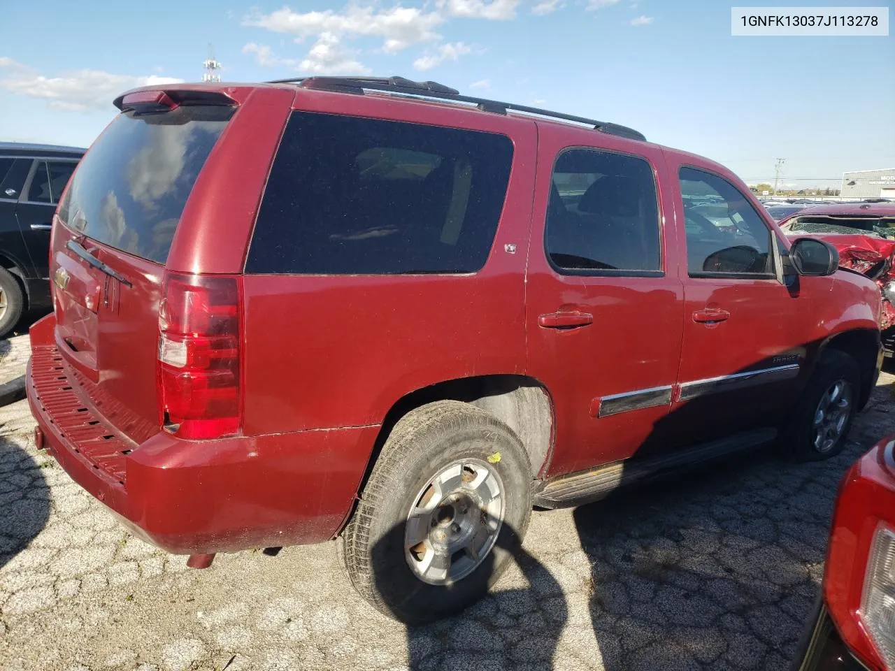 2007 Chevrolet Tahoe K1500 VIN: 1GNFK13037J113278 Lot: 73355574