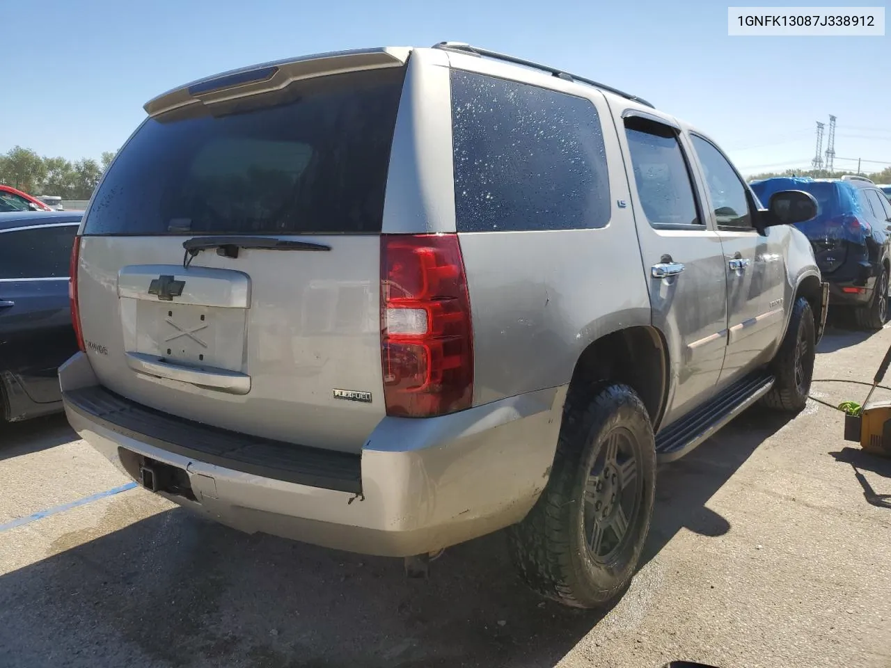 2007 Chevrolet Tahoe K1500 VIN: 1GNFK13087J338912 Lot: 73847064