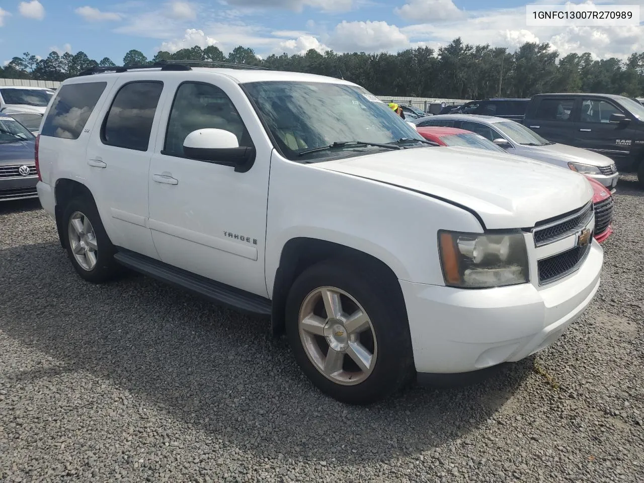 2007 Chevrolet Tahoe C1500 VIN: 1GNFC13007R270989 Lot: 73894814