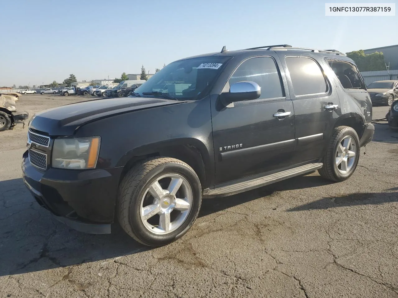 2007 Chevrolet Tahoe C1500 VIN: 1GNFC13077R387159 Lot: 74013394