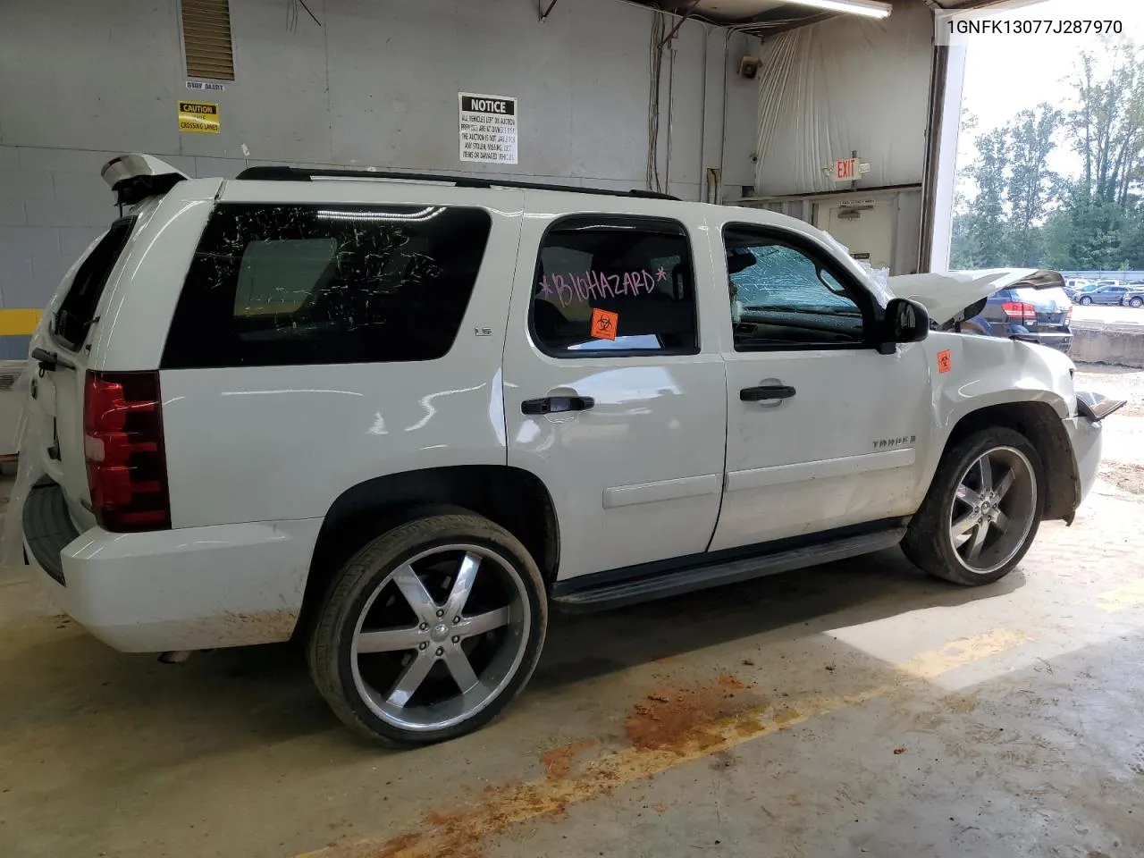 2007 Chevrolet Tahoe K1500 VIN: 1GNFK13077J287970 Lot: 74207244