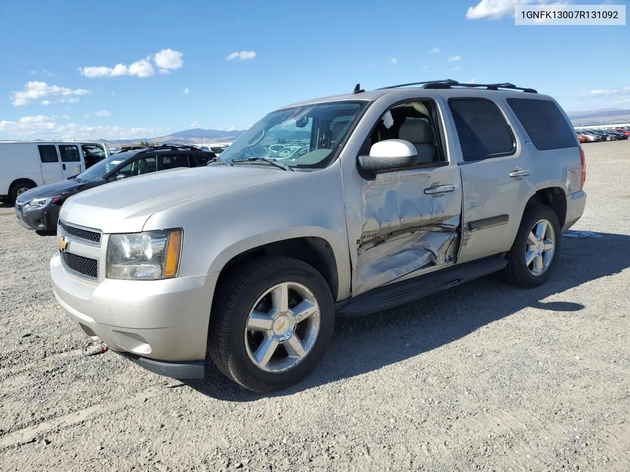 2007 Chevrolet Tahoe K1500 VIN: 1GNFK13007R131092 Lot: 74231794