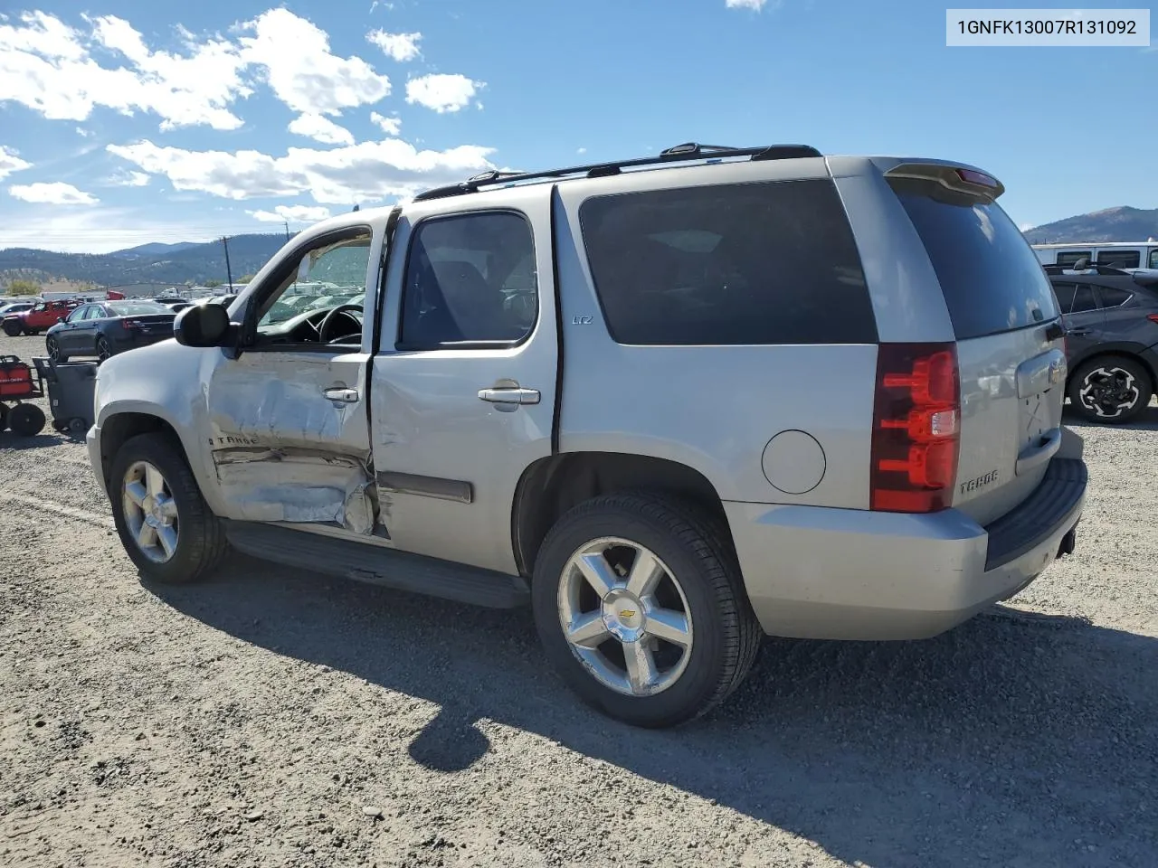 2007 Chevrolet Tahoe K1500 VIN: 1GNFK13007R131092 Lot: 74231794