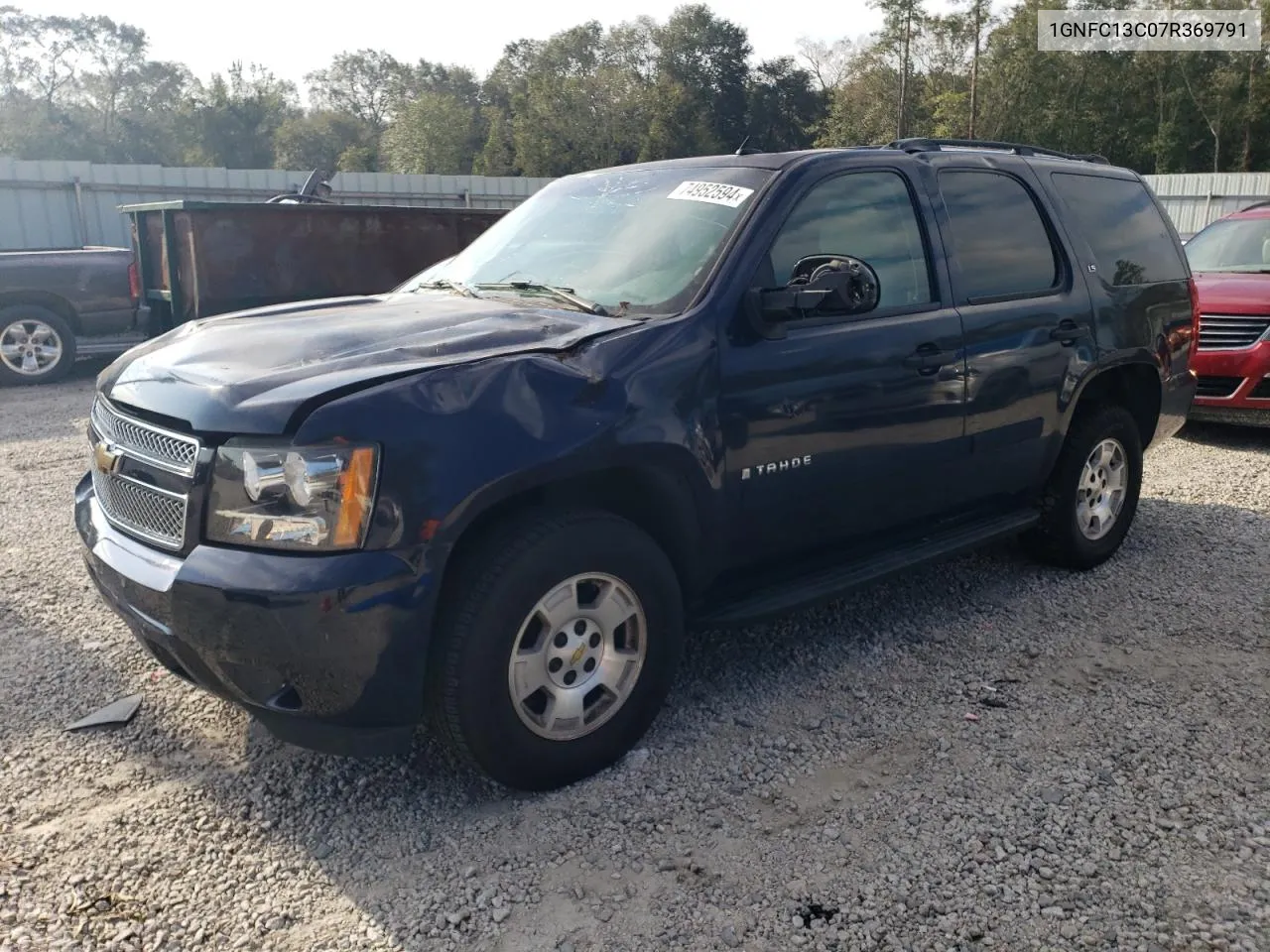 2007 Chevrolet Tahoe C1500 VIN: 1GNFC13C07R369791 Lot: 74952594