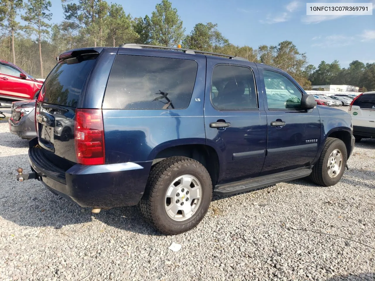 2007 Chevrolet Tahoe C1500 VIN: 1GNFC13C07R369791 Lot: 74952594