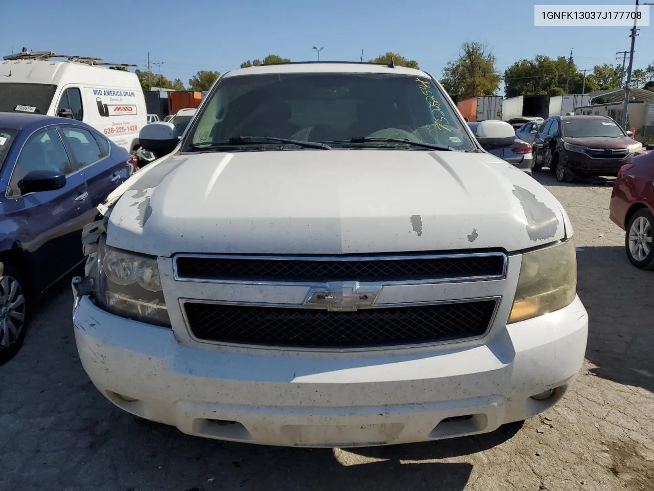 2007 Chevrolet Tahoe K1500 VIN: 1GNFK13037J177708 Lot: 75228254