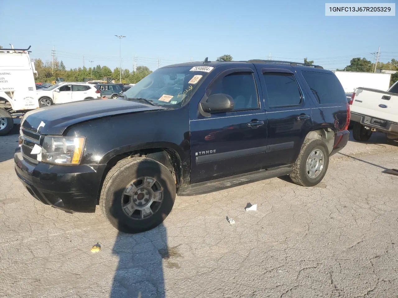 2007 Chevrolet Tahoe C1500 VIN: 1GNFC13J67R205329 Lot: 75346604