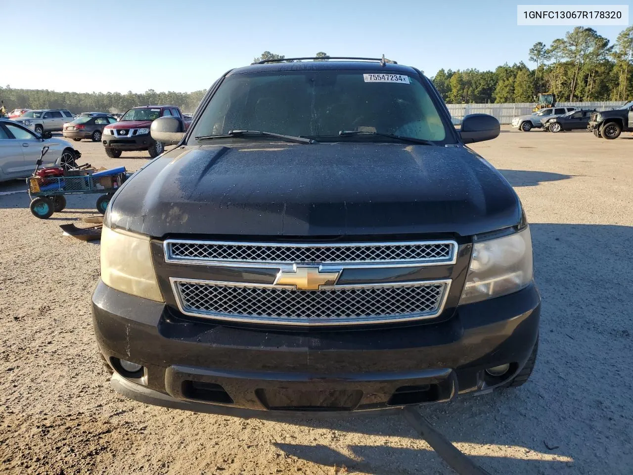 2007 Chevrolet Tahoe C1500 VIN: 1GNFC13067R178320 Lot: 75547234