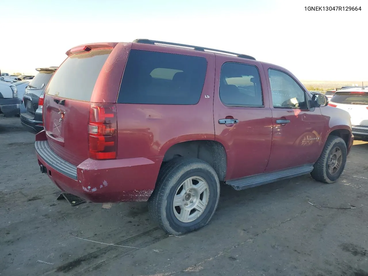 2007 Chevrolet Tahoe K1500 VIN: 1GNEK13047R129664 Lot: 75616684