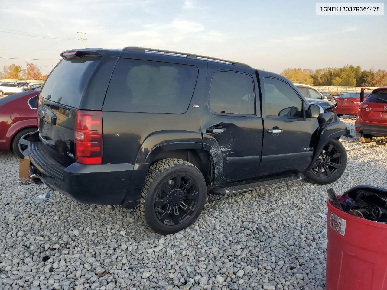 2007 Chevrolet Tahoe K1500 VIN: 1GNFK13037R364478 Lot: 75637364