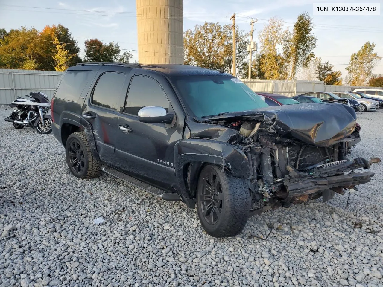 2007 Chevrolet Tahoe K1500 VIN: 1GNFK13037R364478 Lot: 75637364