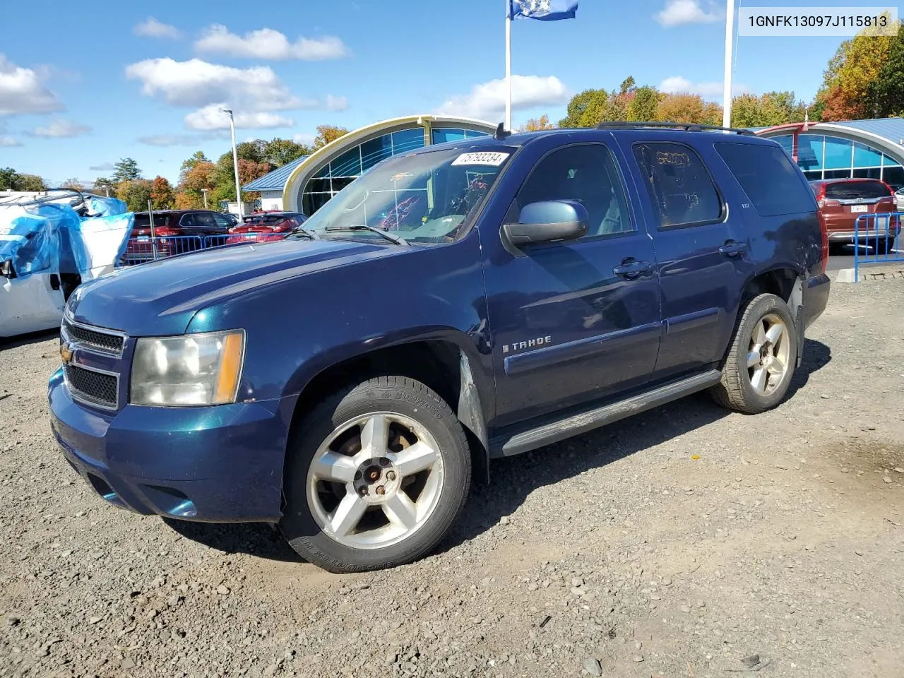 2007 Chevrolet Tahoe K1500 VIN: 1GNFK13097J115813 Lot: 75793234