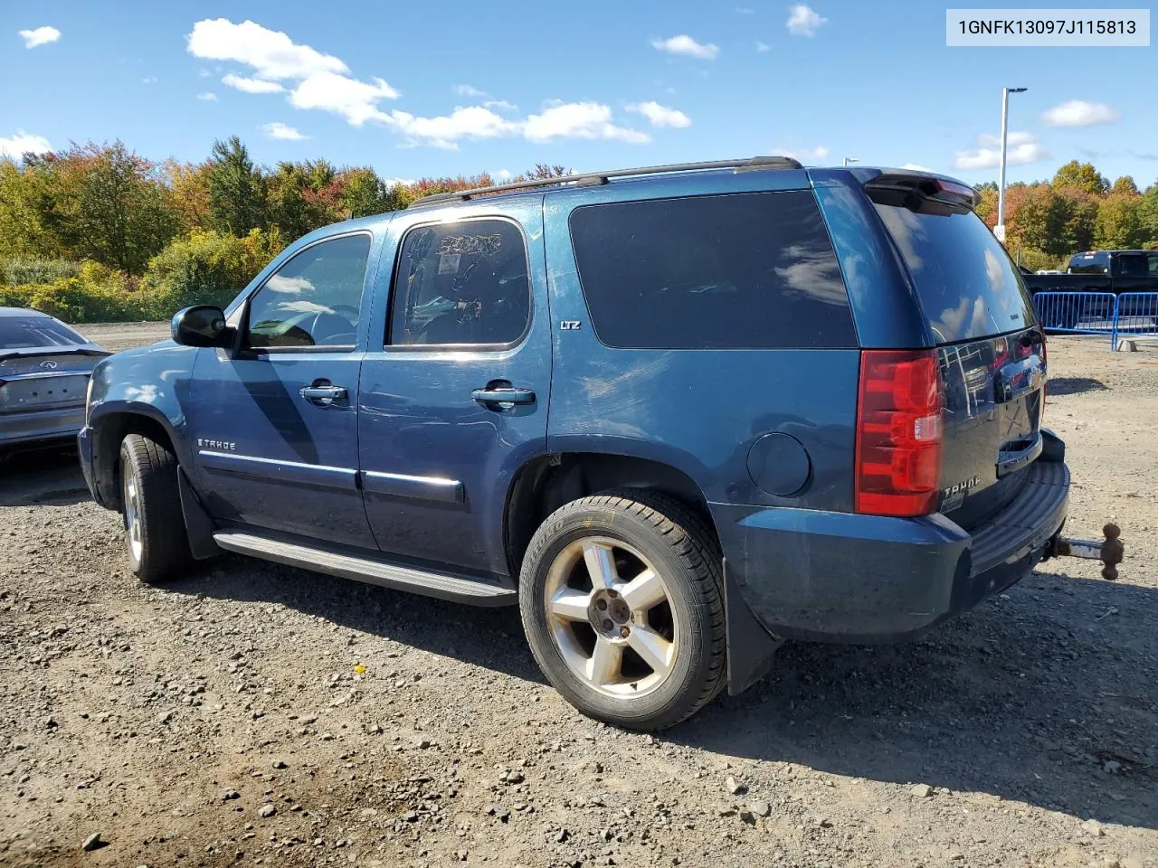 2007 Chevrolet Tahoe K1500 VIN: 1GNFK13097J115813 Lot: 75793234