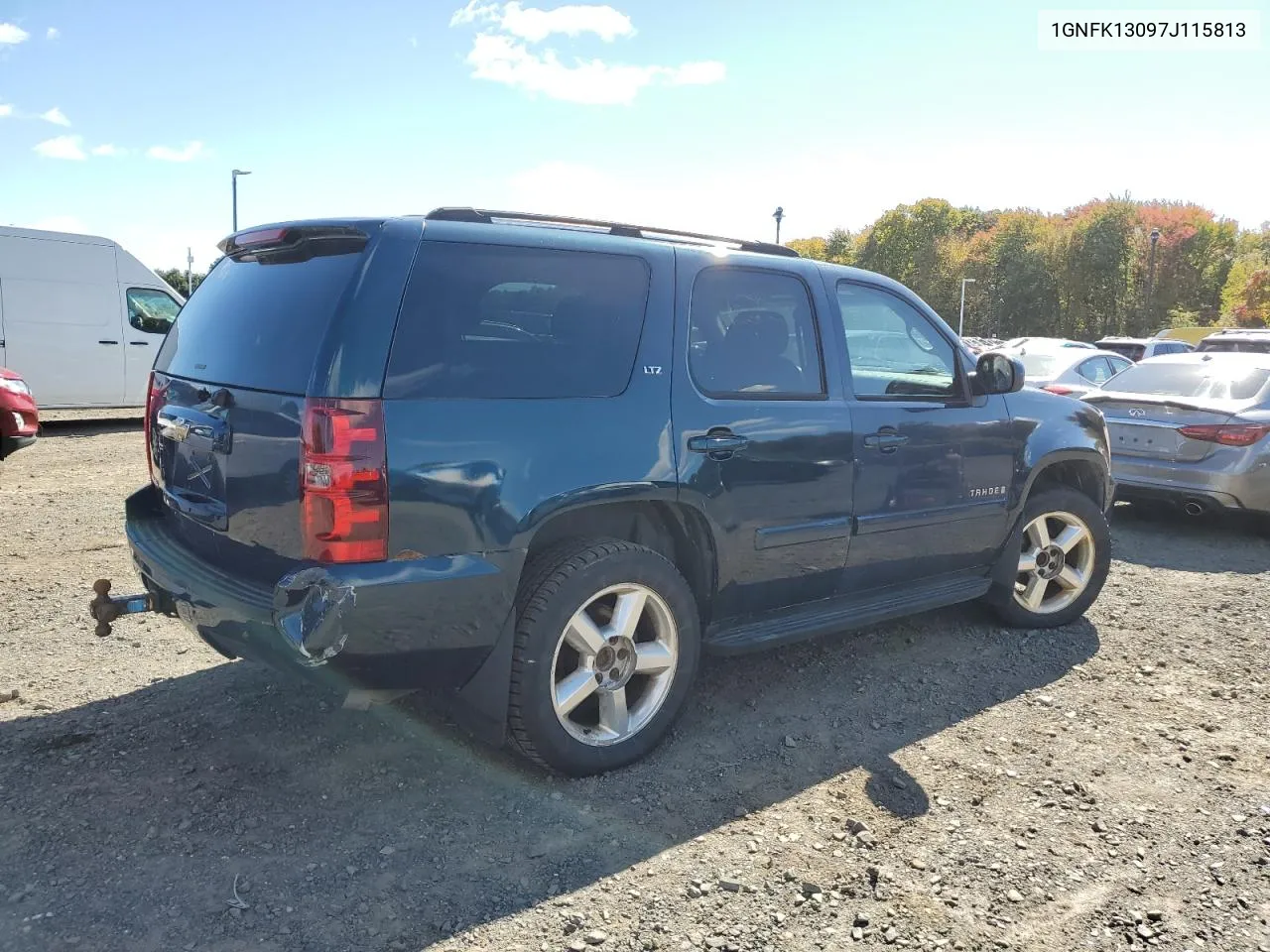 2007 Chevrolet Tahoe K1500 VIN: 1GNFK13097J115813 Lot: 75793234