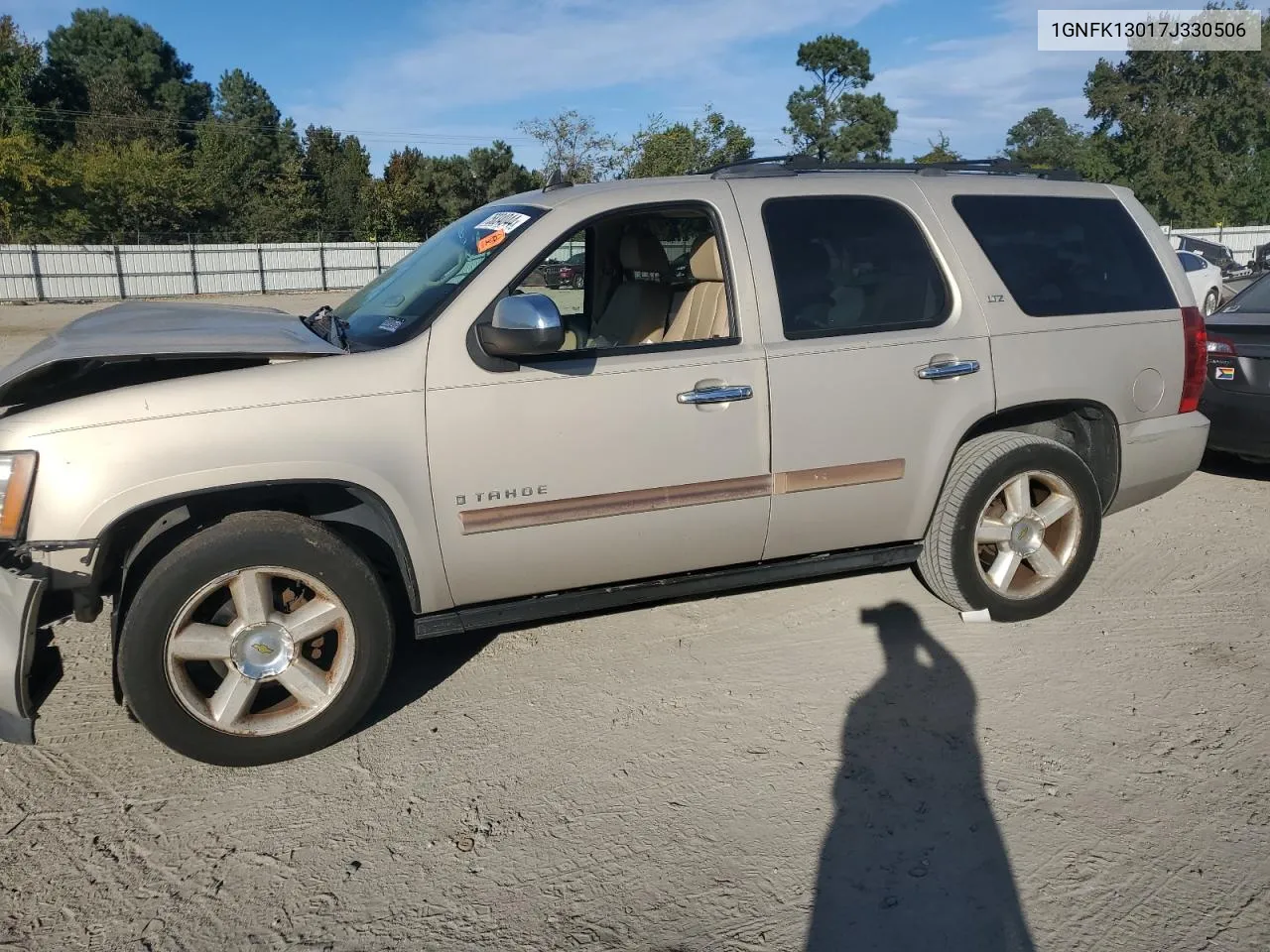 2007 Chevrolet Tahoe K1500 VIN: 1GNFK13017J330506 Lot: 75834044