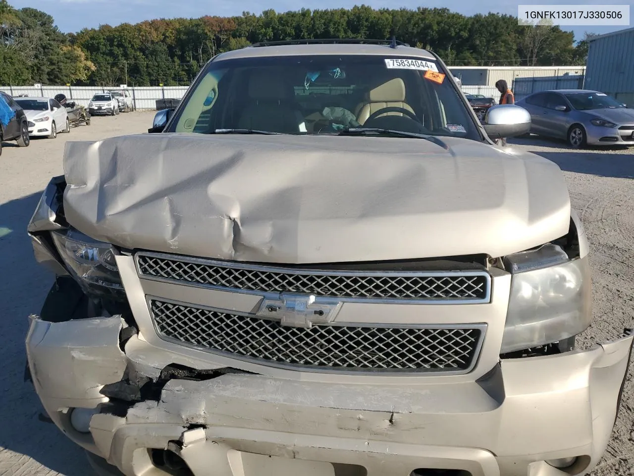 2007 Chevrolet Tahoe K1500 VIN: 1GNFK13017J330506 Lot: 75834044