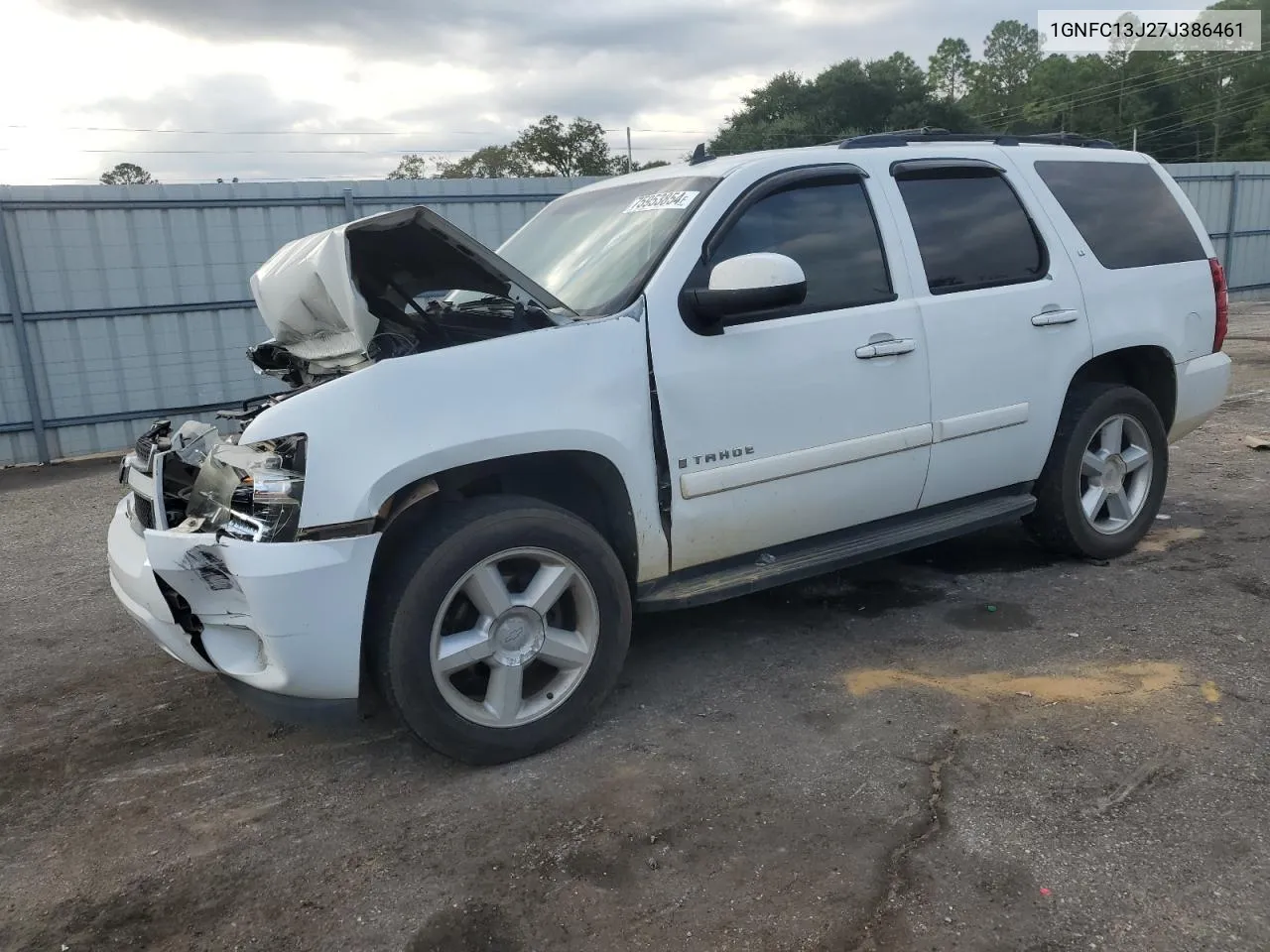 1GNFC13J27J386461 2007 Chevrolet Tahoe C1500