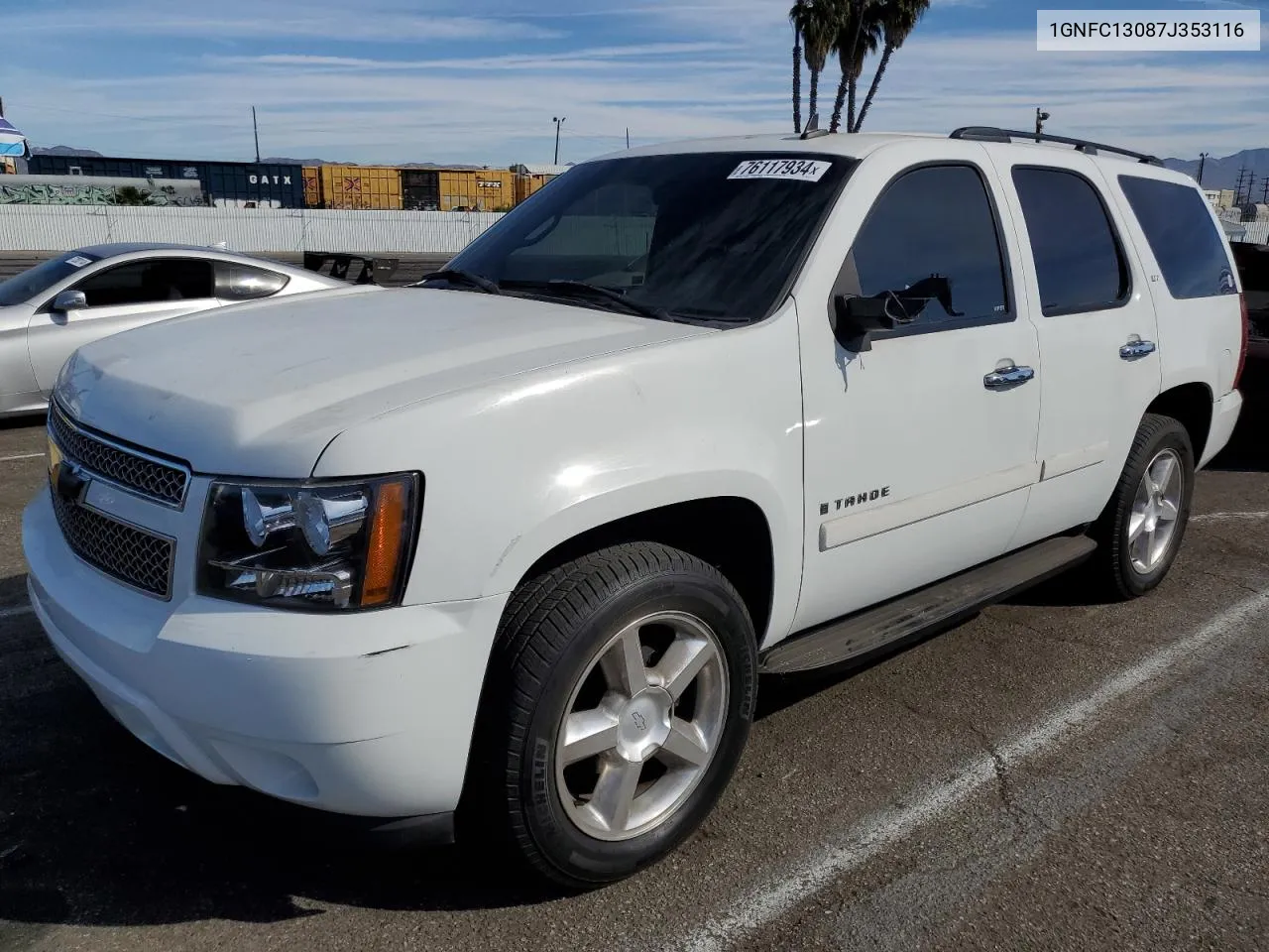 2007 Chevrolet Tahoe C1500 VIN: 1GNFC13087J353116 Lot: 76117934