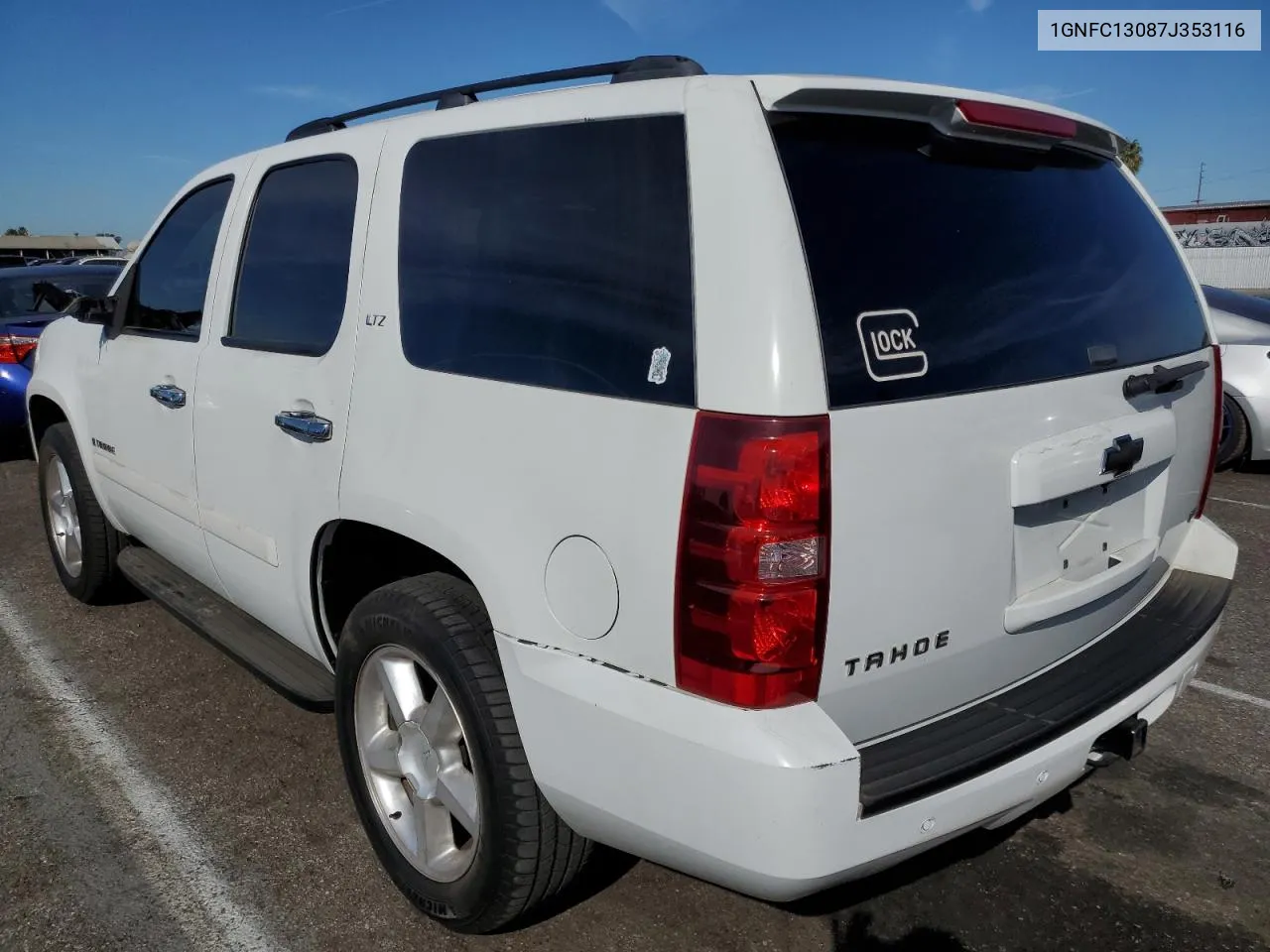 2007 Chevrolet Tahoe C1500 VIN: 1GNFC13087J353116 Lot: 76117934