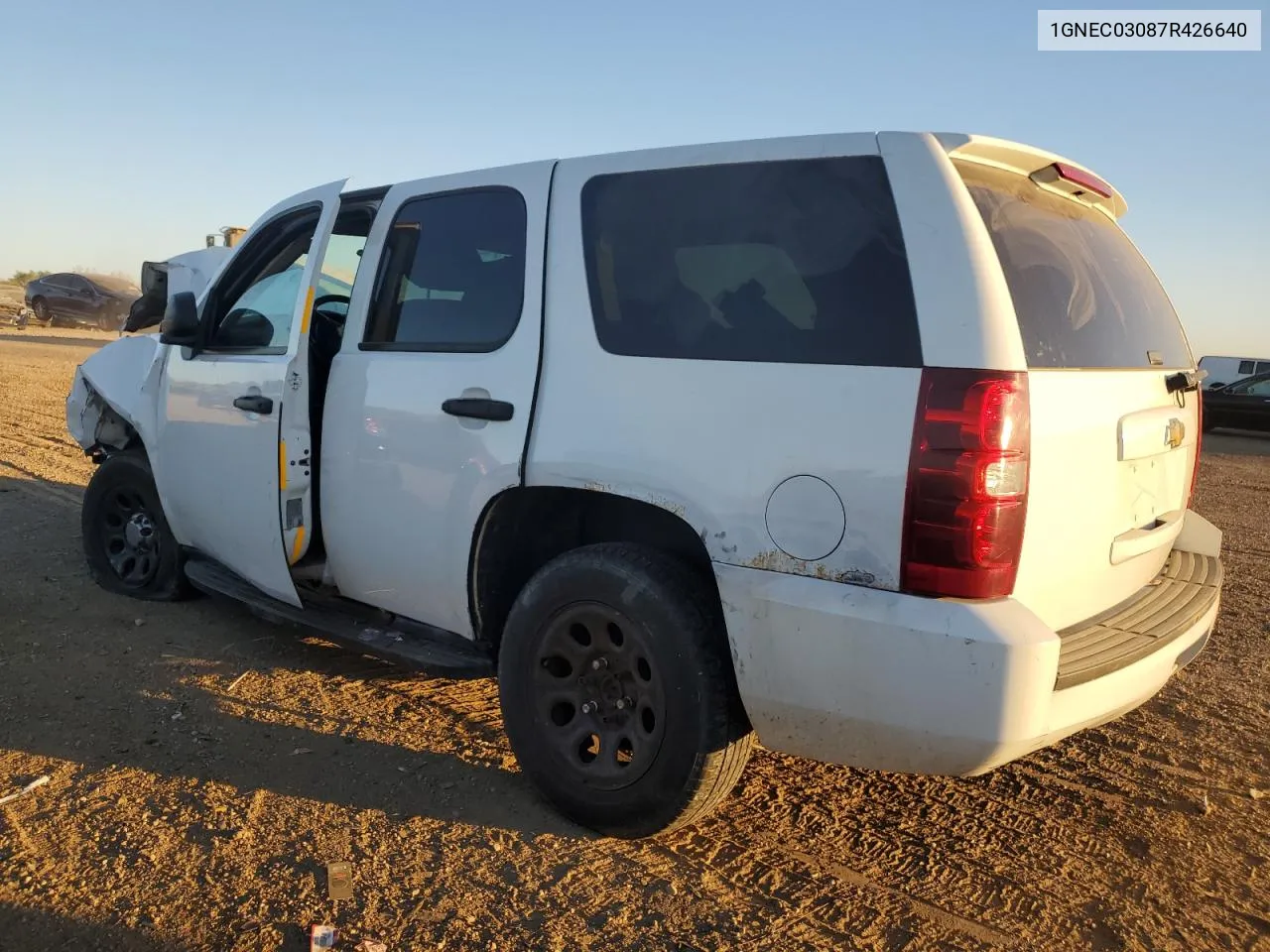 2007 Chevrolet Tahoe C1500 VIN: 1GNEC03087R426640 Lot: 76158604