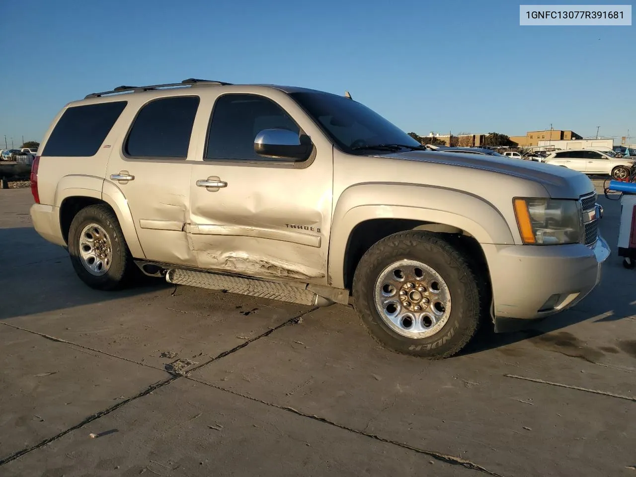 2007 Chevrolet Tahoe C1500 VIN: 1GNFC13077R391681 Lot: 76163034