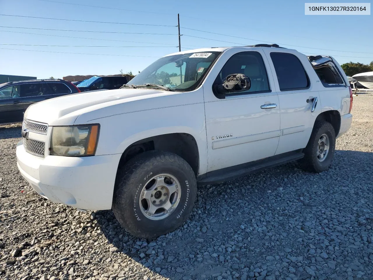 2007 Chevrolet Tahoe K1500 VIN: 1GNFK13027R320164 Lot: 76479034