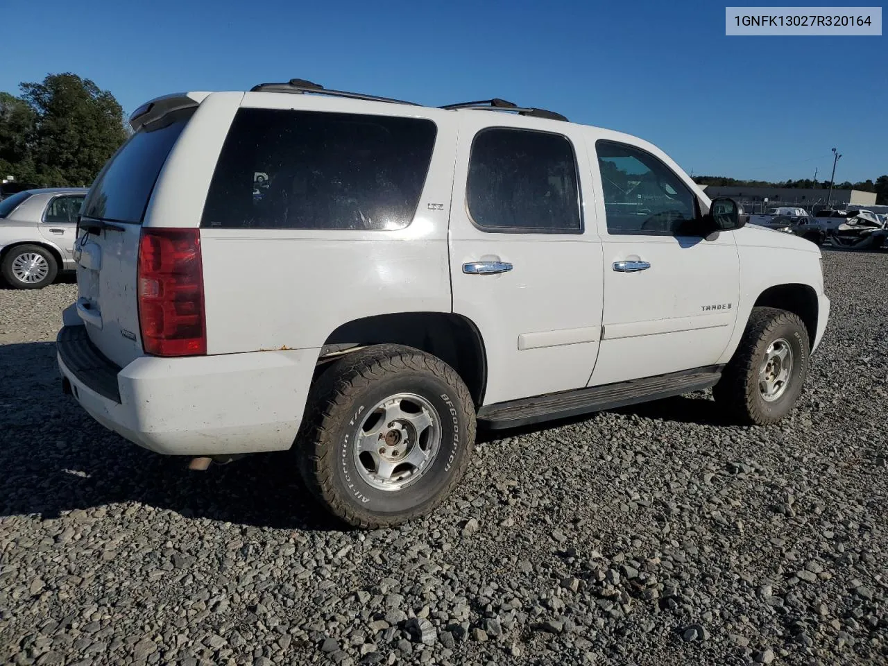 2007 Chevrolet Tahoe K1500 VIN: 1GNFK13027R320164 Lot: 76479034