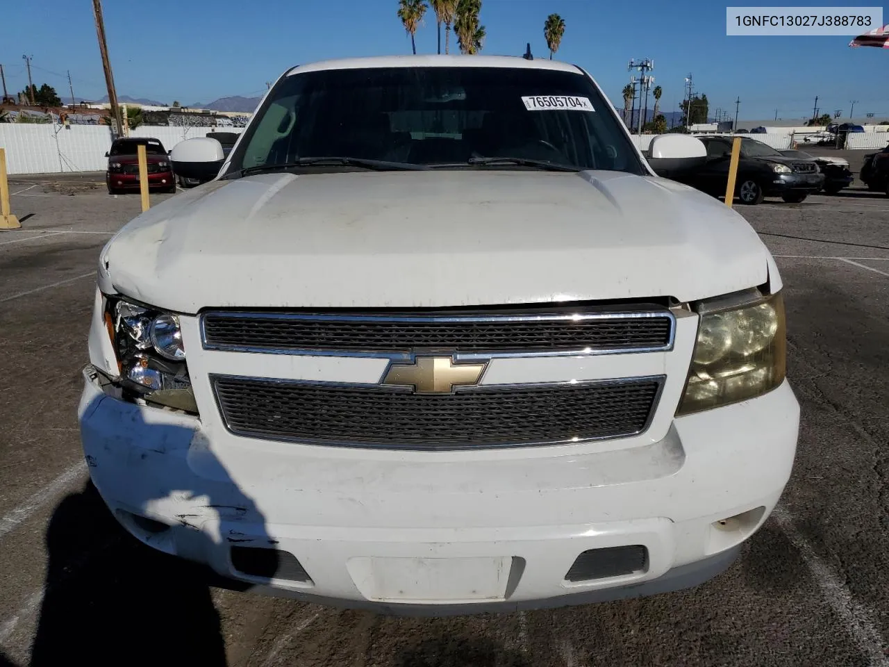 2007 Chevrolet Tahoe C1500 VIN: 1GNFC13027J388783 Lot: 76505704