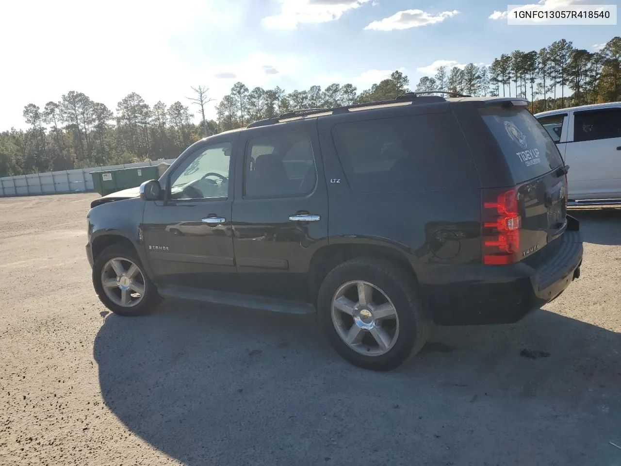 2007 Chevrolet Tahoe C1500 VIN: 1GNFC13057R418540 Lot: 76866744