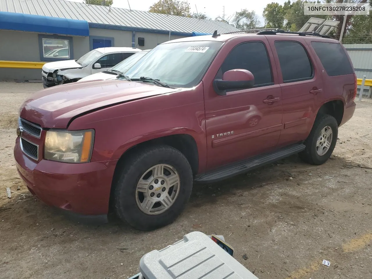 2007 Chevrolet Tahoe C1500 VIN: 1GNFC13027R235208 Lot: 77034574