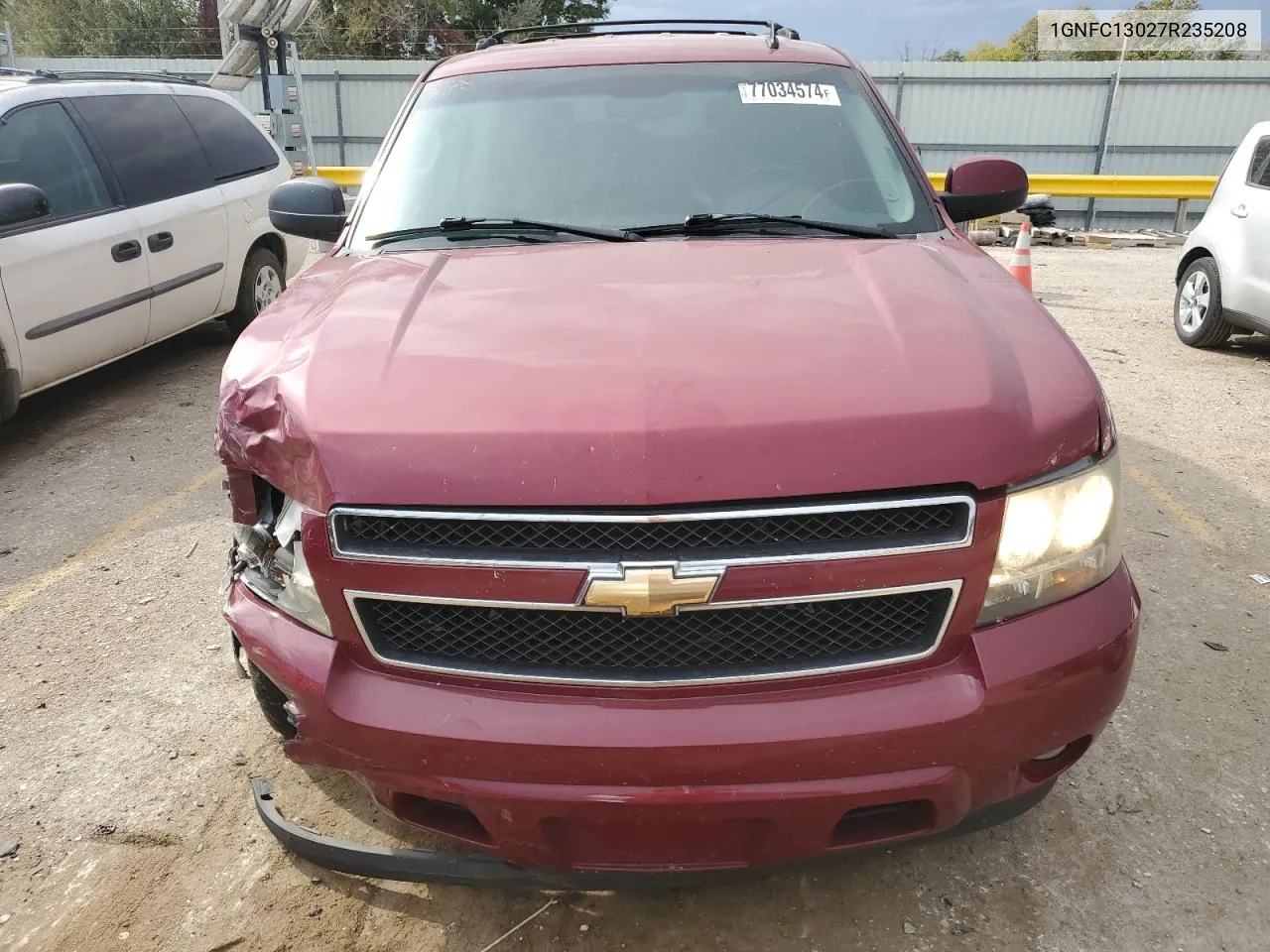 2007 Chevrolet Tahoe C1500 VIN: 1GNFC13027R235208 Lot: 77034574