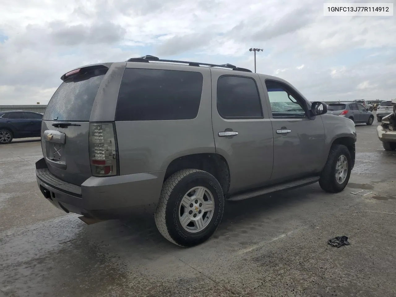 2007 Chevrolet Tahoe C1500 VIN: 1GNFC13J77R114912 Lot: 78080754