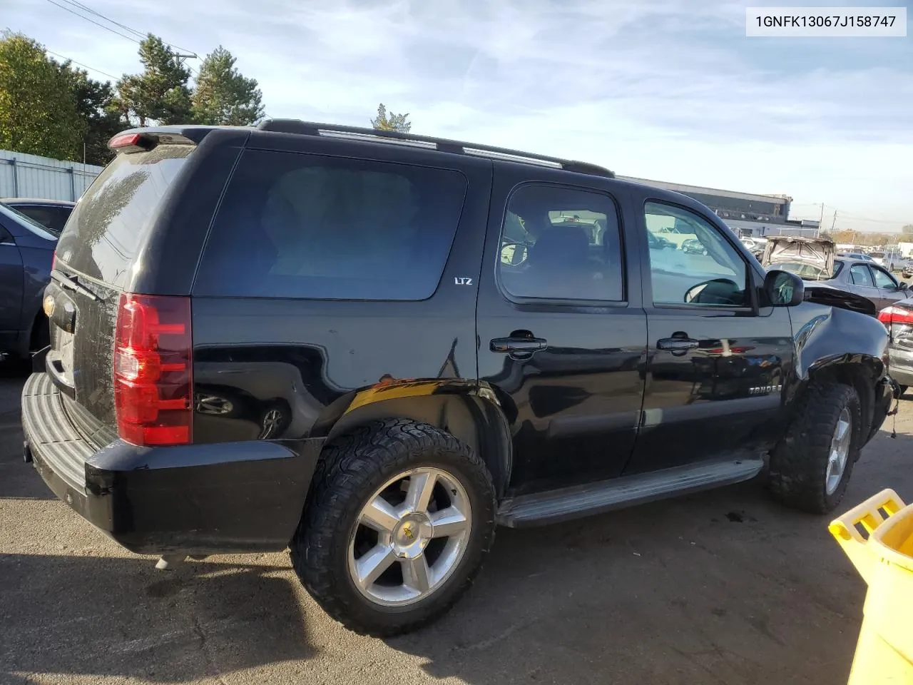 2007 Chevrolet Tahoe K1500 VIN: 1GNFK13067J158747 Lot: 78202614