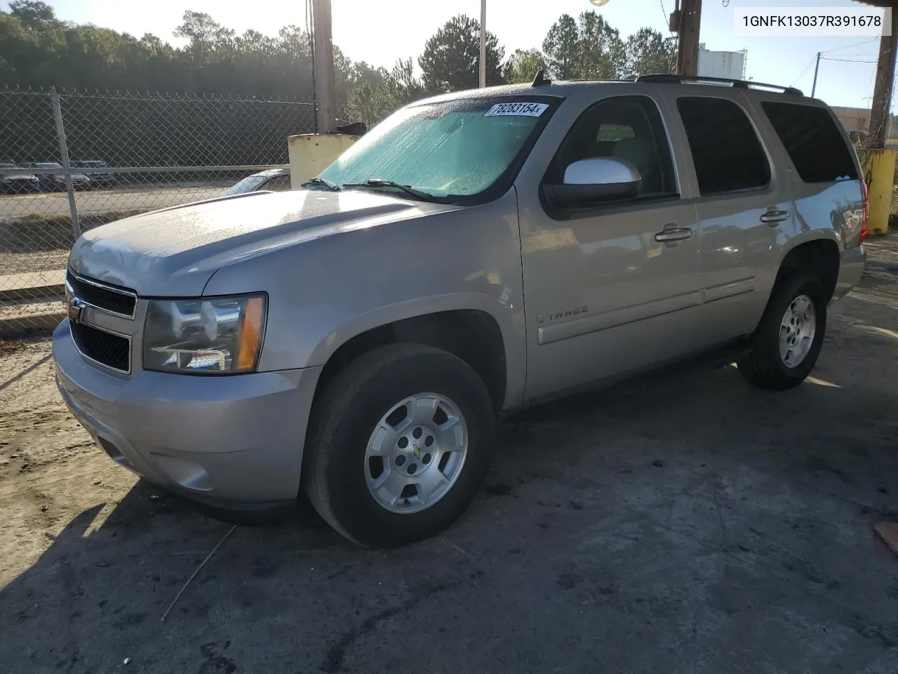 2007 Chevrolet Tahoe K1500 VIN: 1GNFK13037R391678 Lot: 78283154