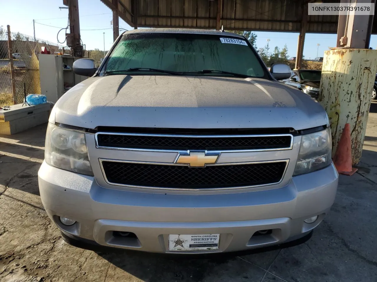 2007 Chevrolet Tahoe K1500 VIN: 1GNFK13037R391678 Lot: 78283154