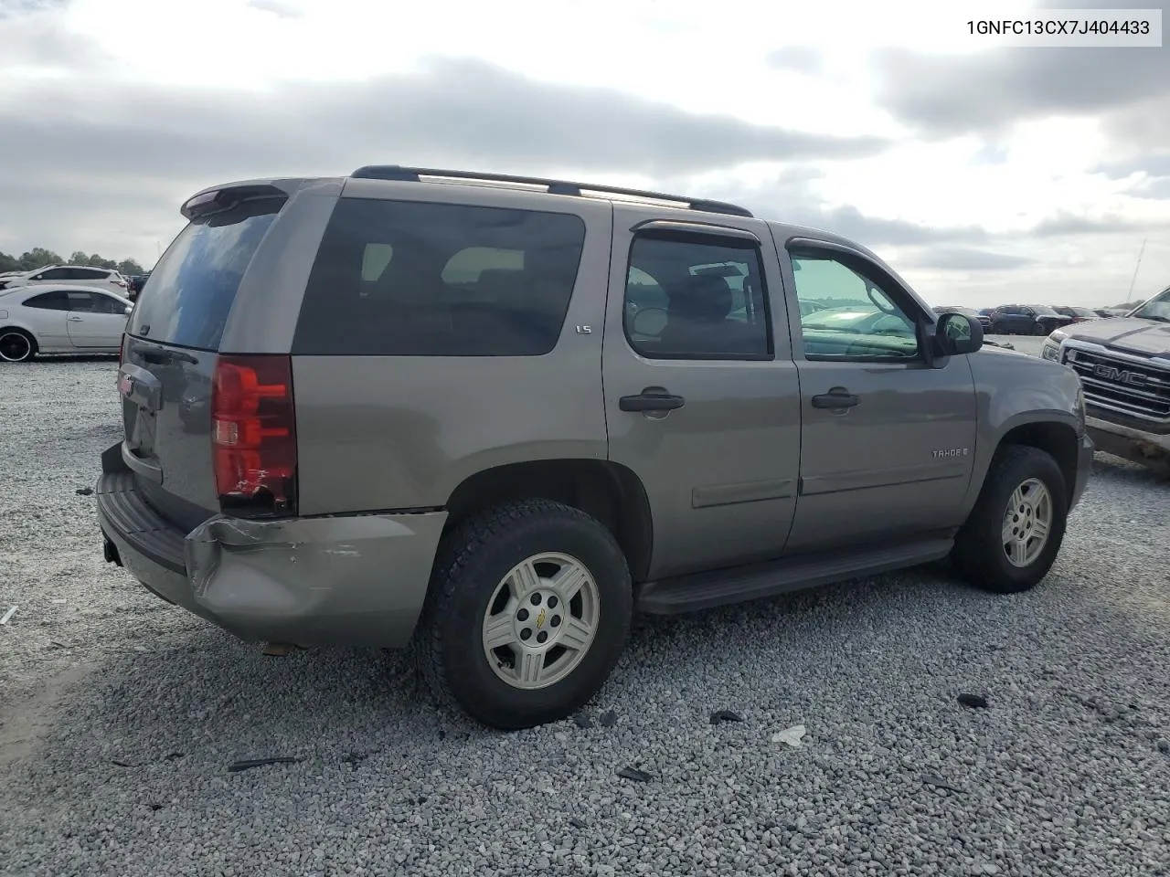 2007 Chevrolet Tahoe C1500 VIN: 1GNFC13CX7J404433 Lot: 78683334